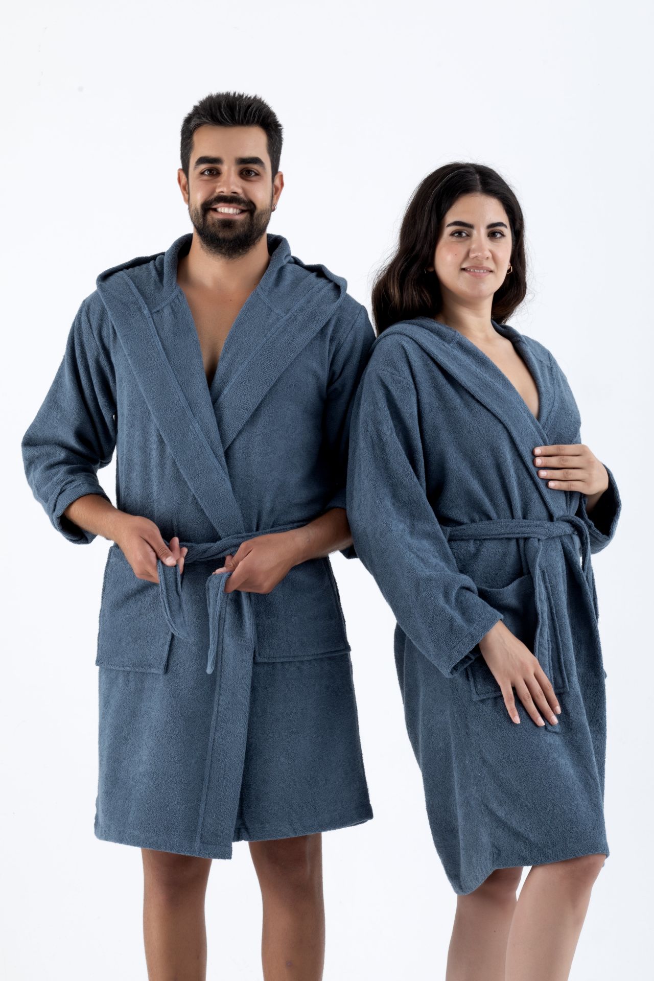 Pamuklu Bukle Unisex Havlu Bornoz