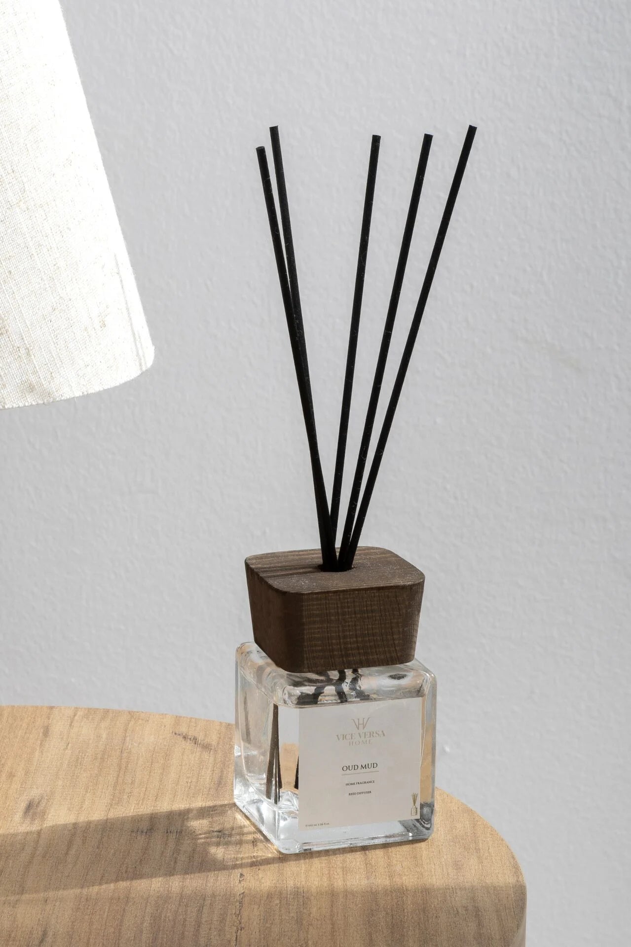 Dekoratif Ahşap Kapaklı Çubuklu Oda Kokusu - OUD MUD  (100 ml)