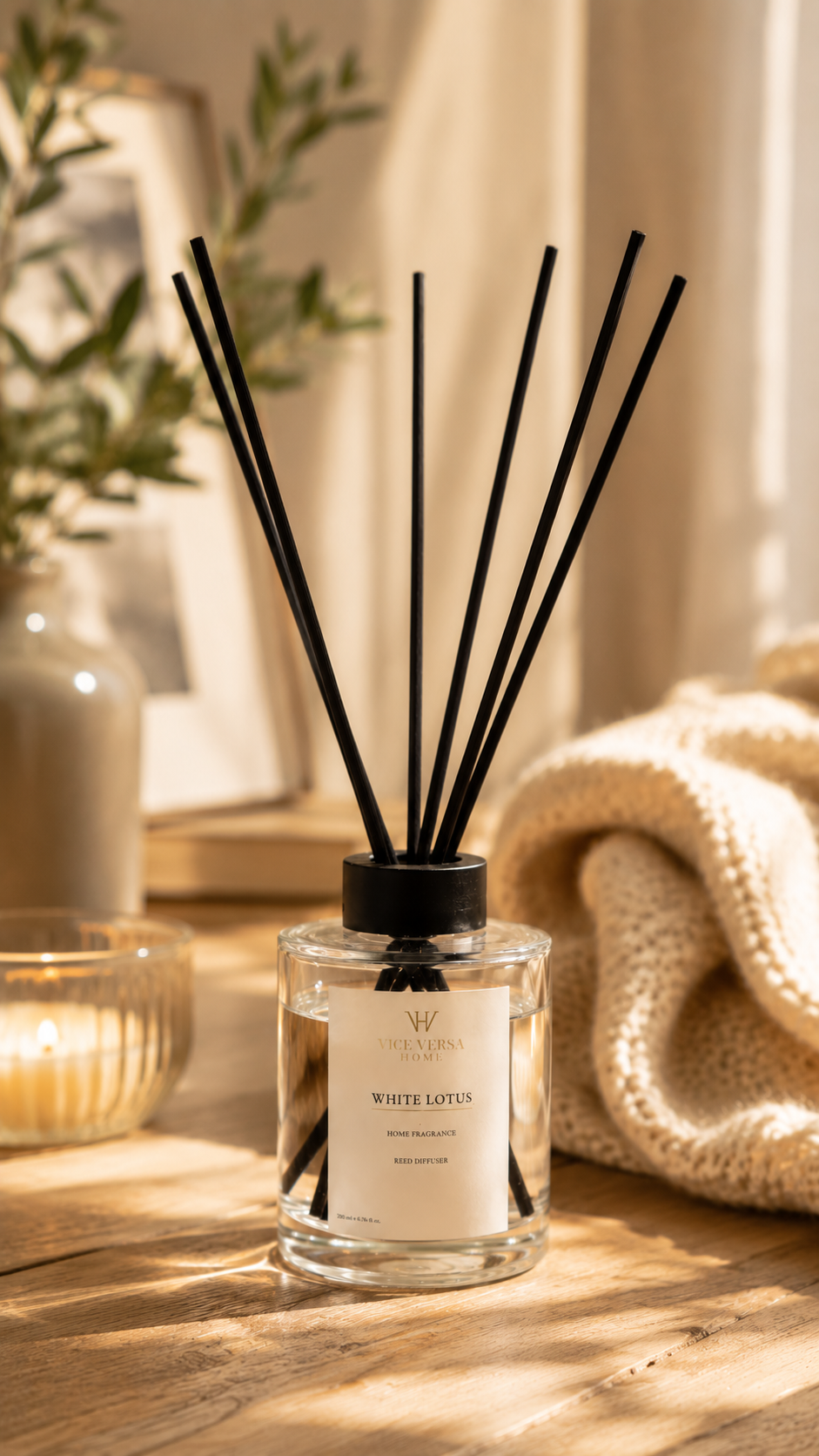Çubuklu Oda Kokusu - WHITE LOTUS (200 ml)