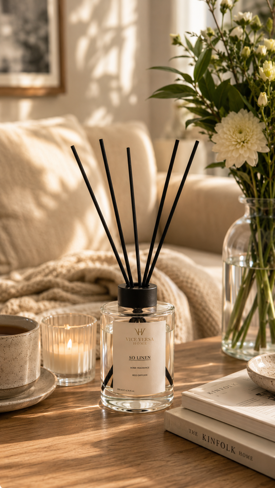 Çubuklu Oda Kokusu - SO LINEN (200 ml)
