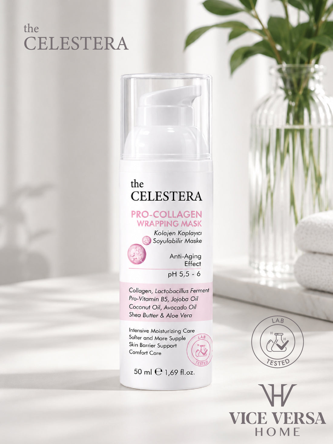 The Celestera Pro-Collagen Wrapping Mask 50 ml (Kolajen Kaplayıcı Soyulabilir Maske)