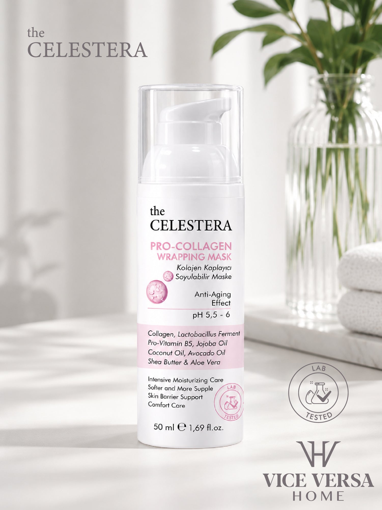 The Celestera Pro-Collagen Wrapping Mask 50 ml (Kolajen Kaplayıcı Soyulabilir Maske)