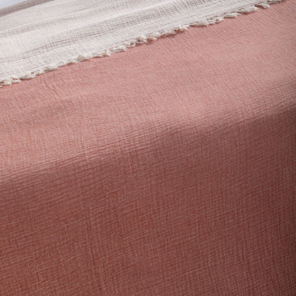 Kombin Müslin Pike Takımı – Terracota / Beyaz