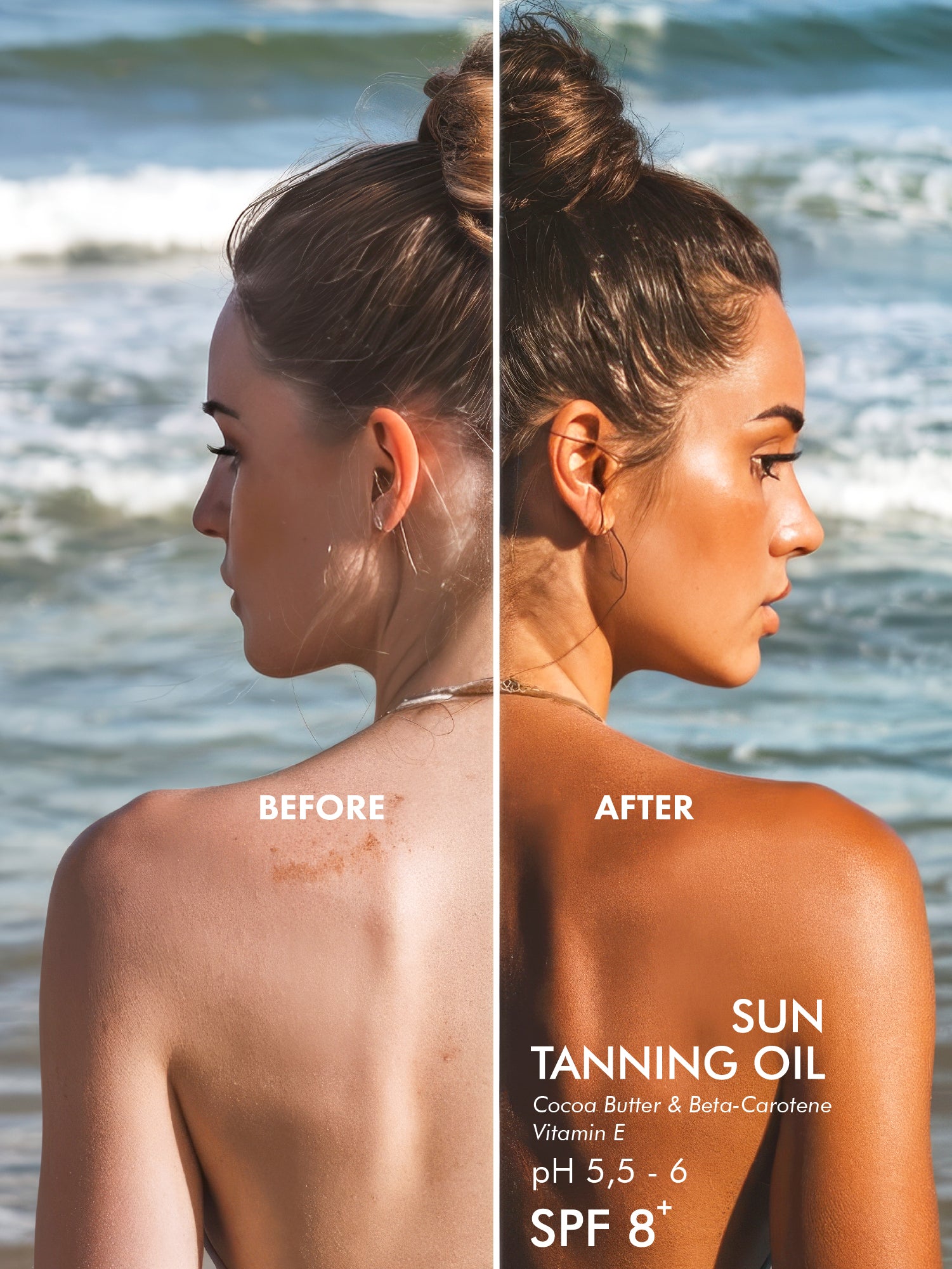 The Celestera Bronzlaştırıcı Güneş Yağı SPF 8+ 150 ml (Kakao Yağı &amp; Beta-Karoten)