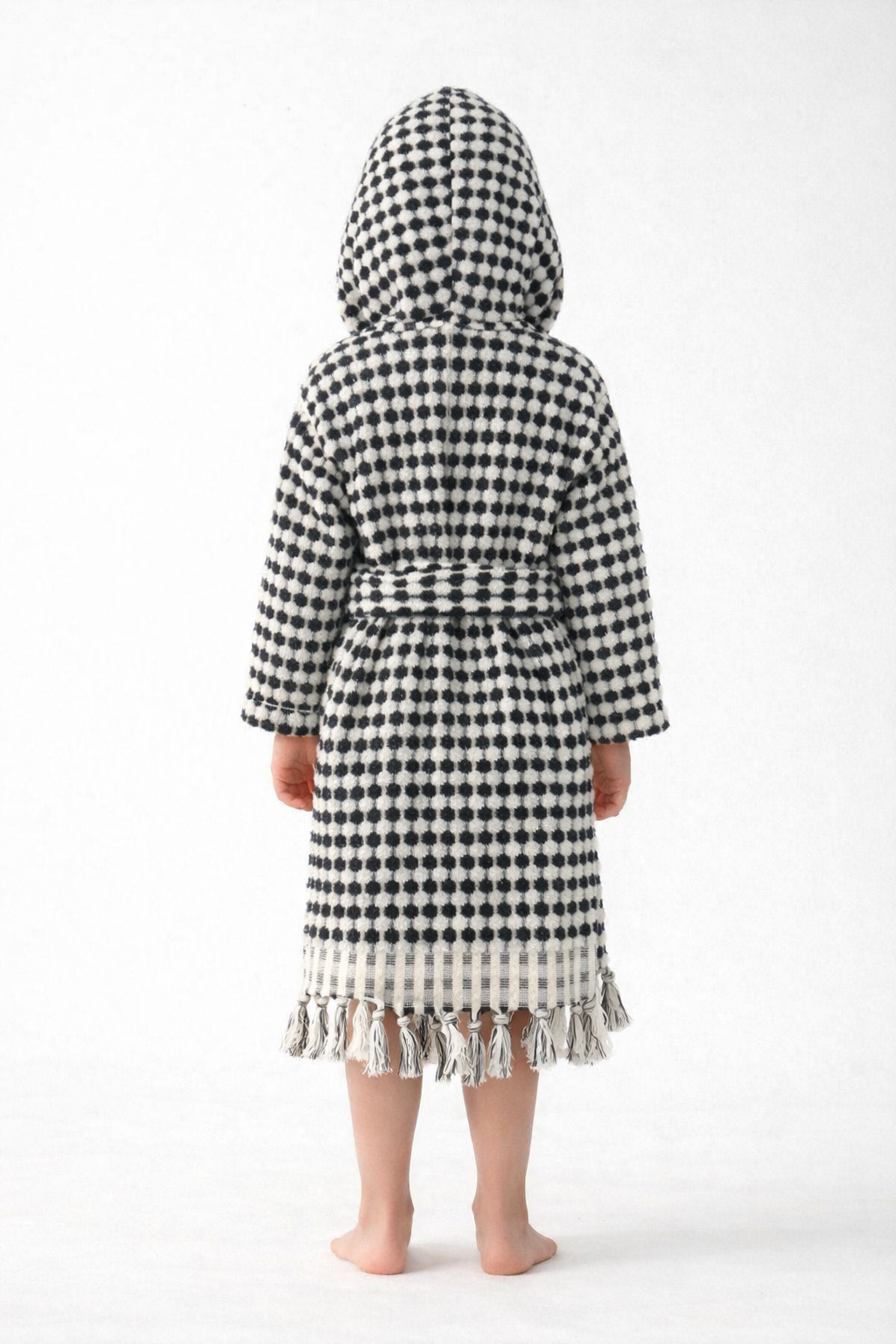 Kara Tezgah Çocuk Bornozu