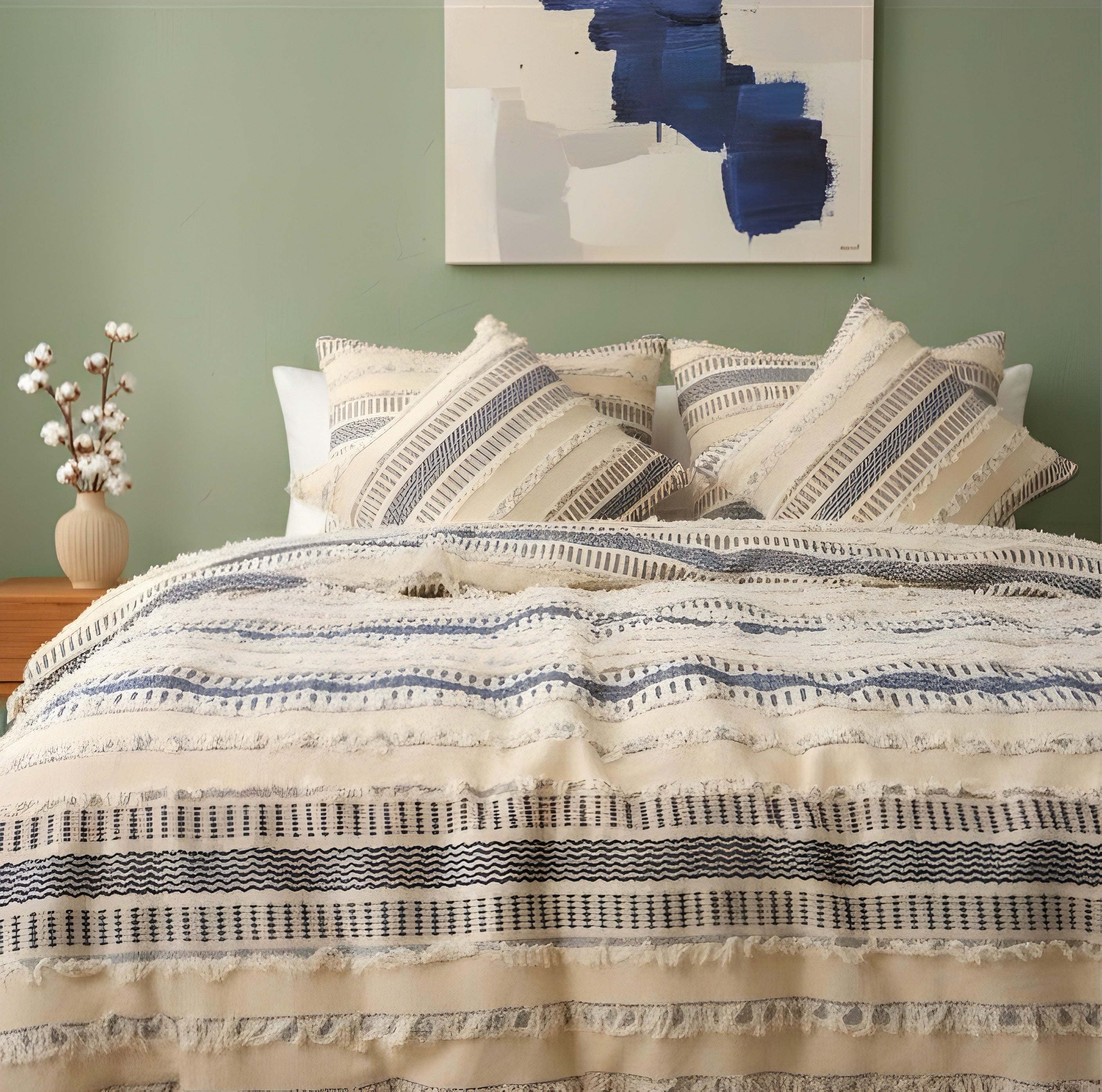 Saçaklı Bohem Pike Takımı