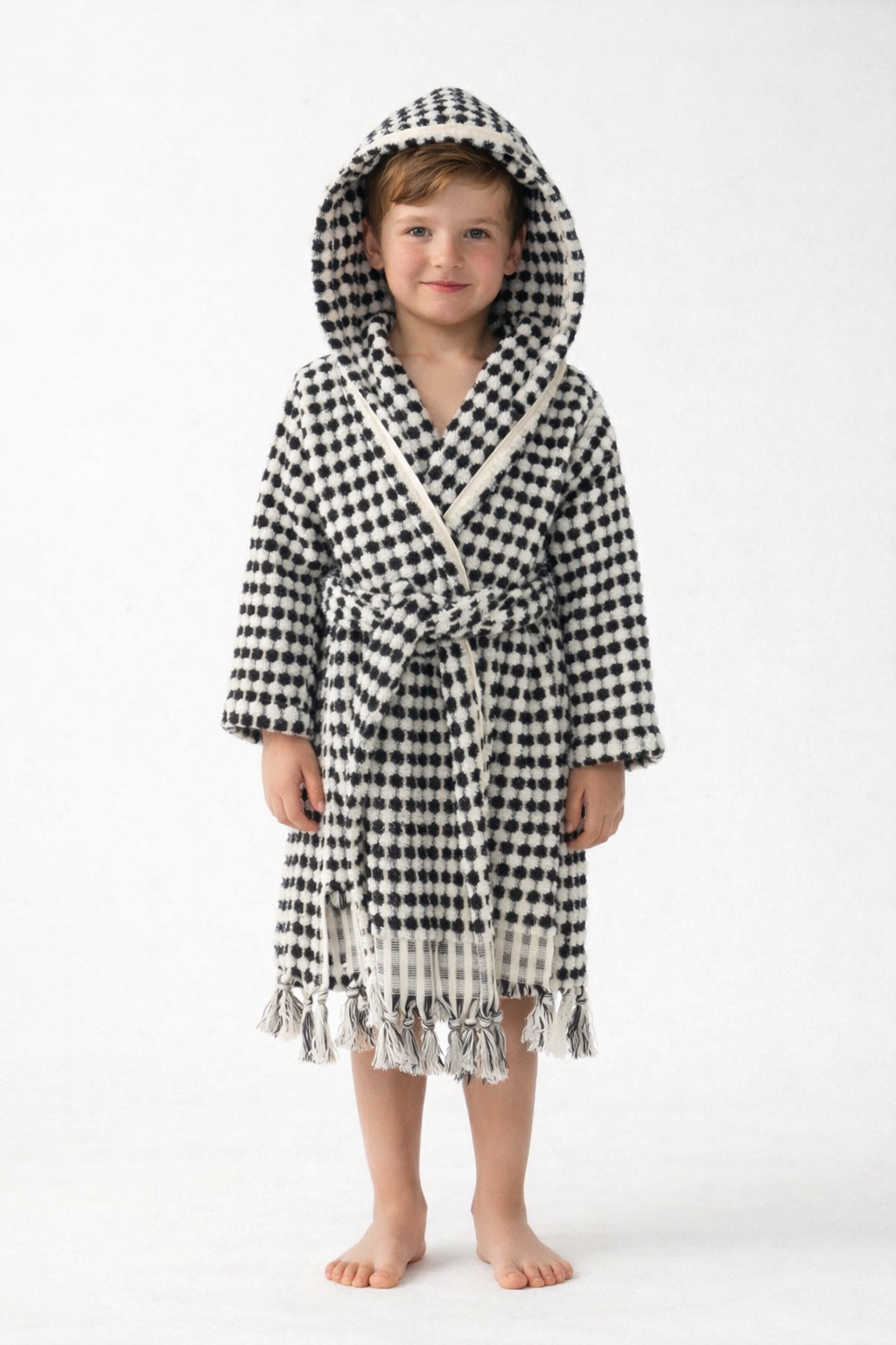 Kara Tezgah Çocuk Bornozu