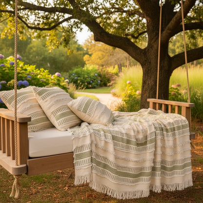 Saçaklı Bohem Pike Takımı