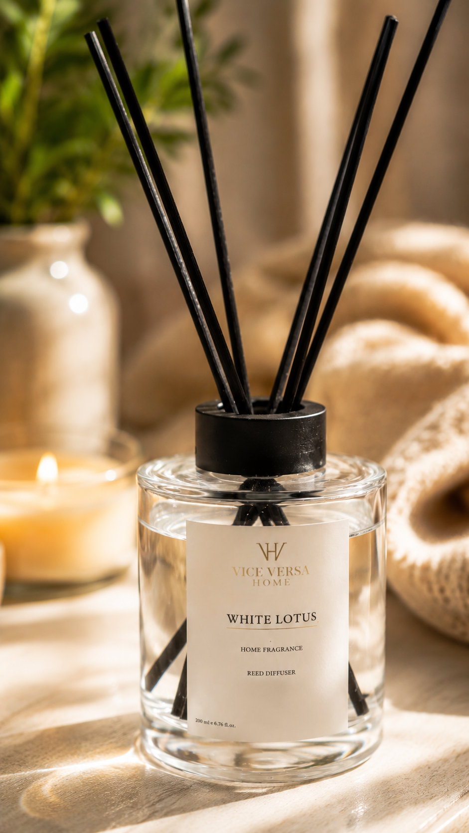 Çubuklu Oda Kokusu - WHITE LOTUS (200 ml)