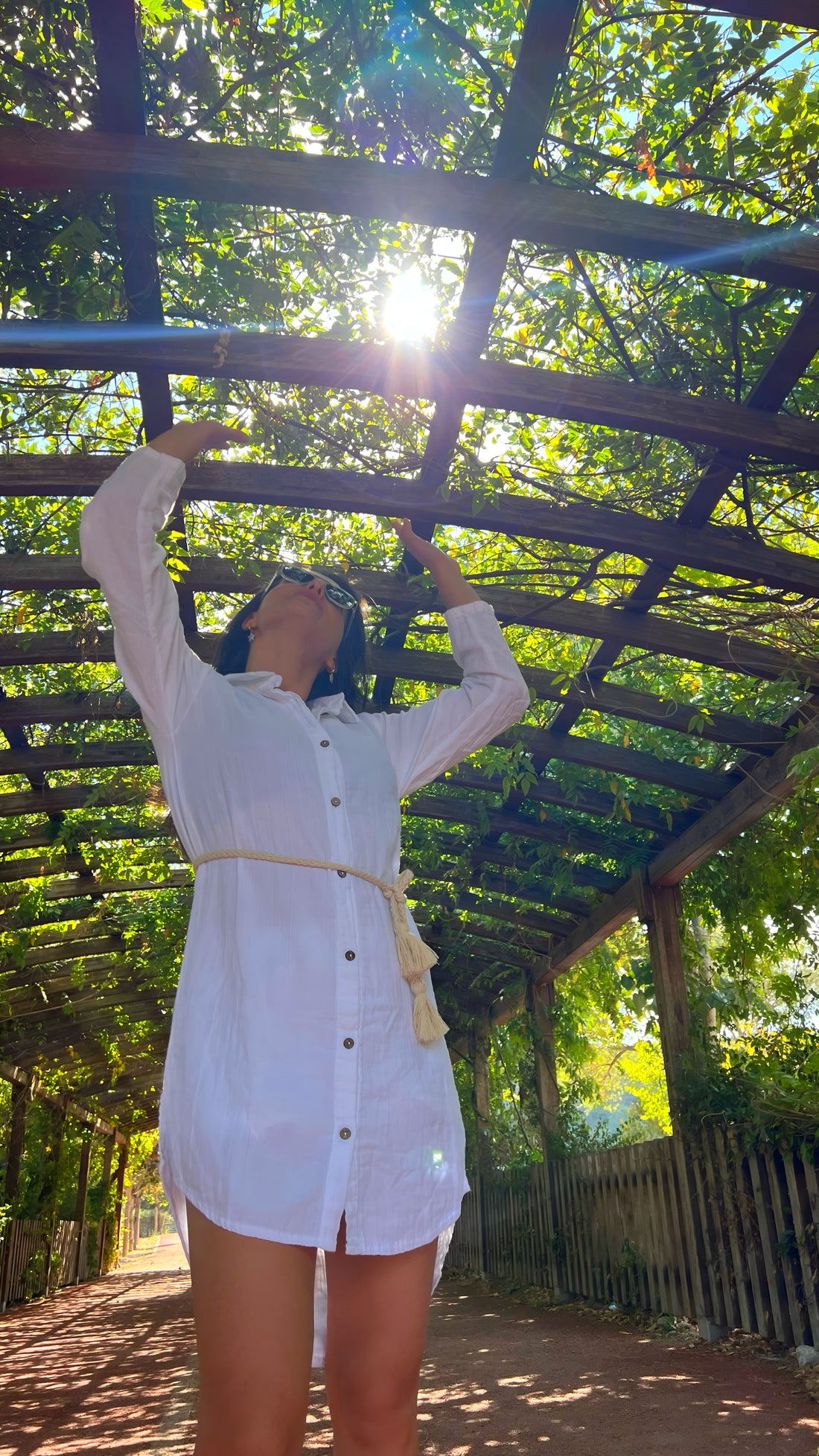 Yakalı Müslin Elbise