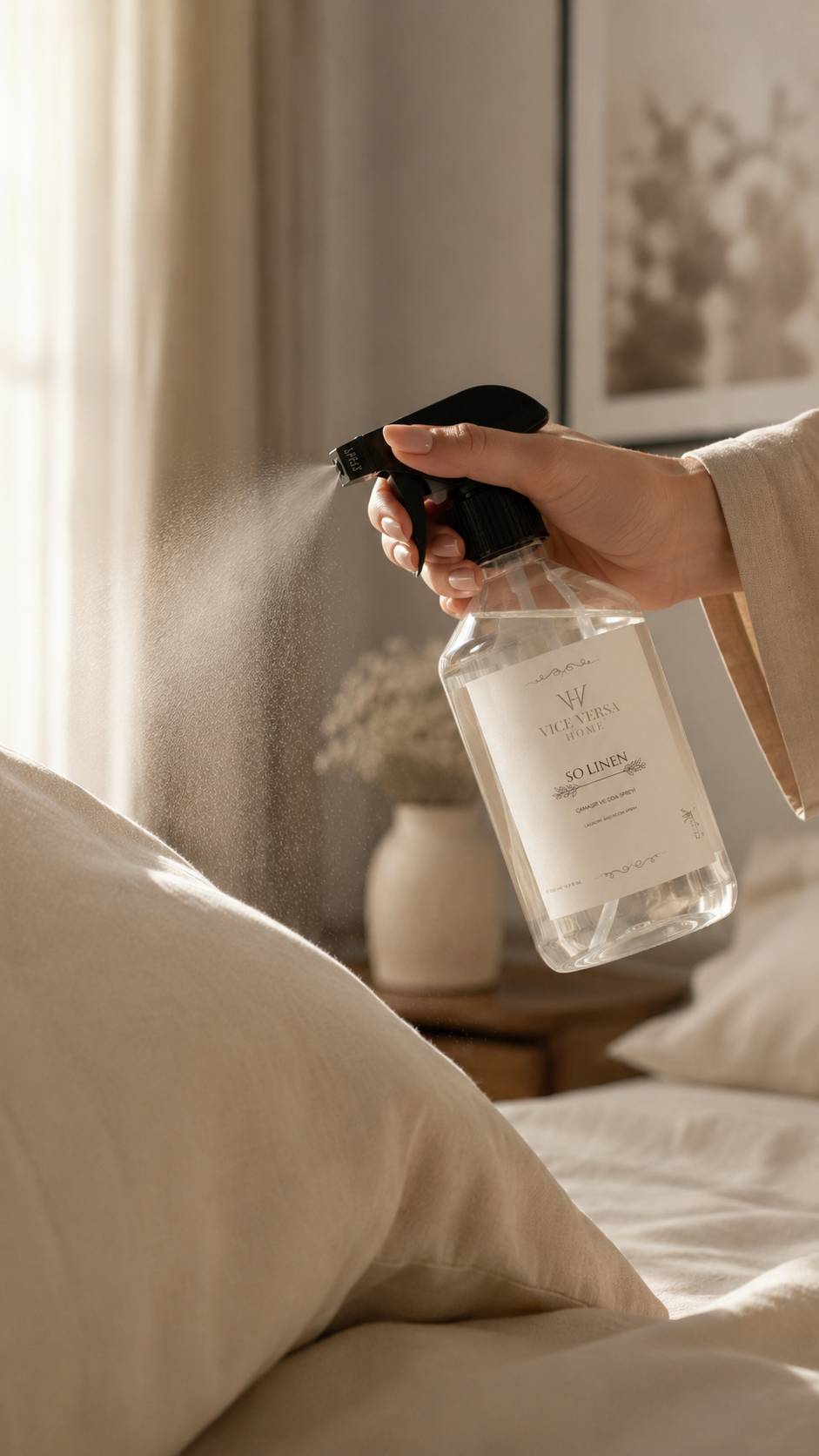Sprey Oda ve Çamaşır Kokusu - SO LINEN (500 ml)