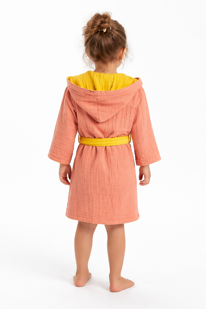 Çift Taraflı Premium Çocuk Bornozu