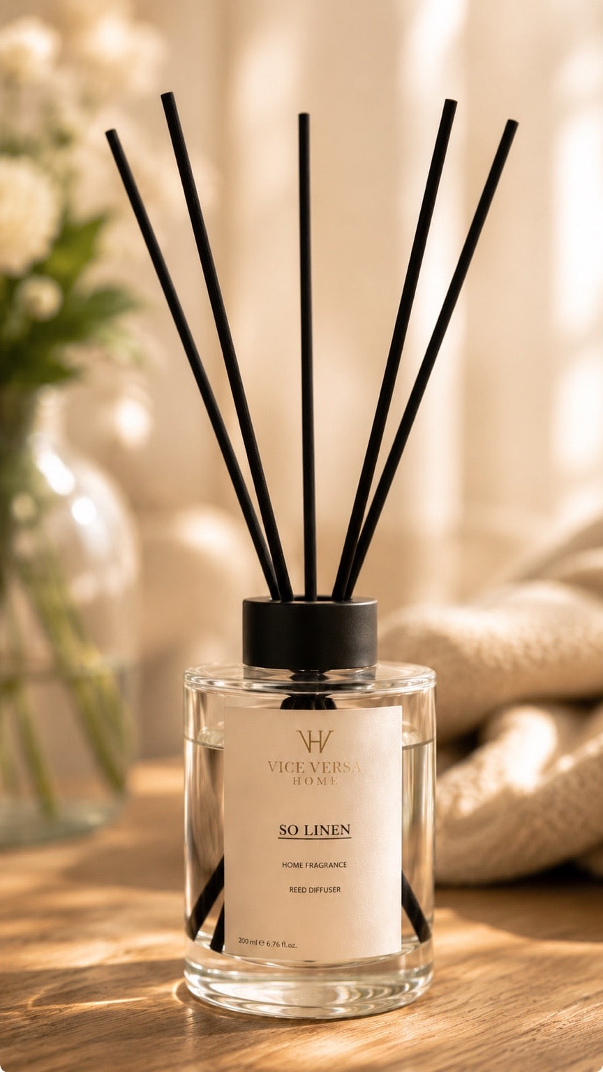 Çubuklu Oda Kokusu - SO LINEN (200 ml)
