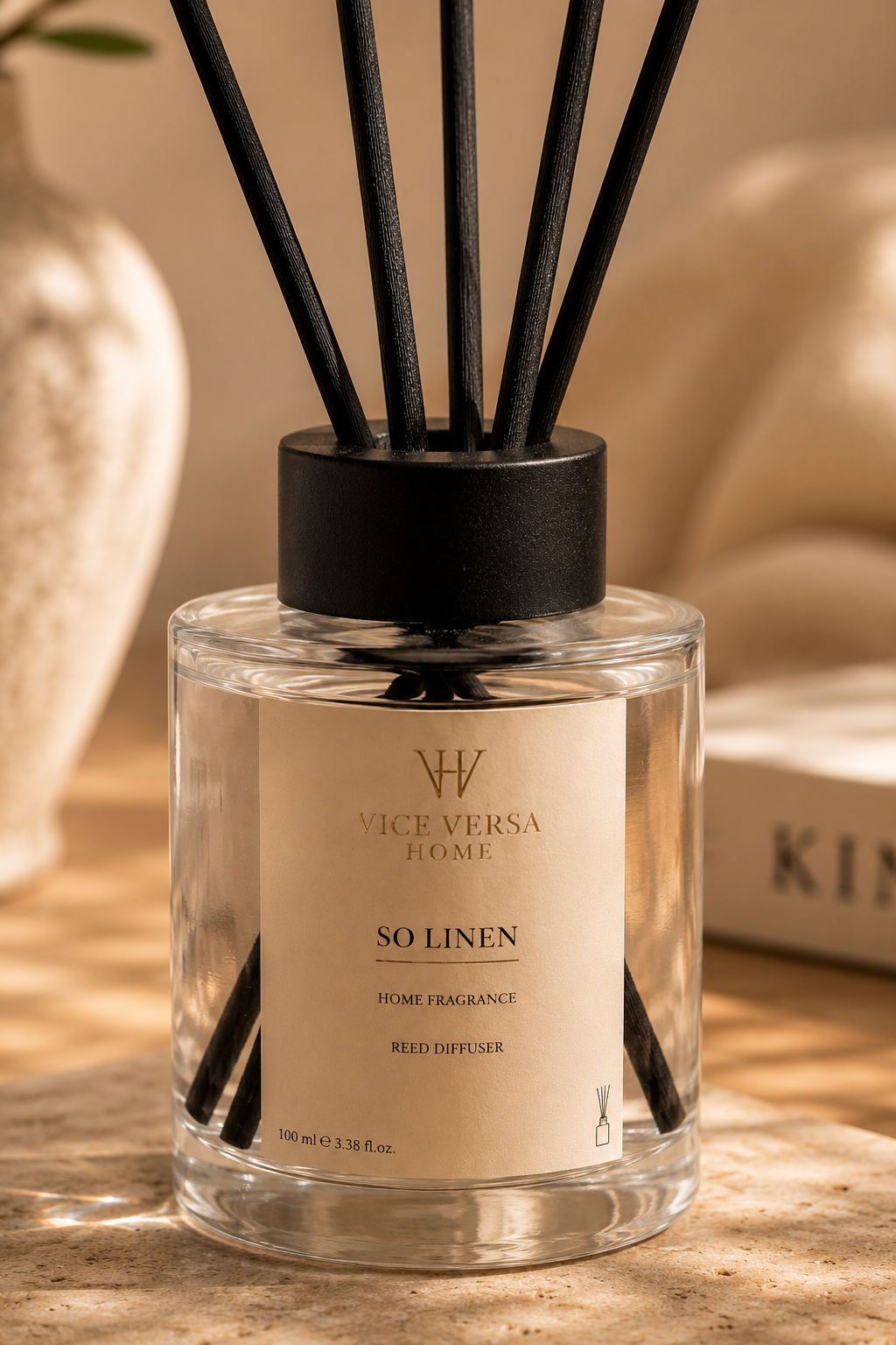 Çubuklu Oda Kokusu - SO LINEN (100 ml)