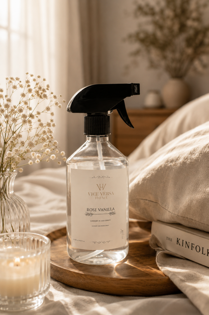 Sprey Oda ve Çamaşır Kokusu - ROSE VANILLA  (500 ml)