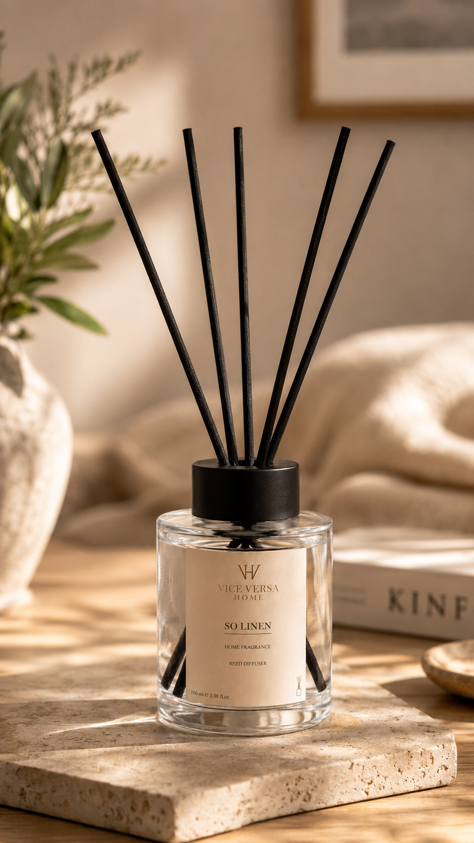 Çubuklu Oda Kokusu - SO LINEN (100 ml)