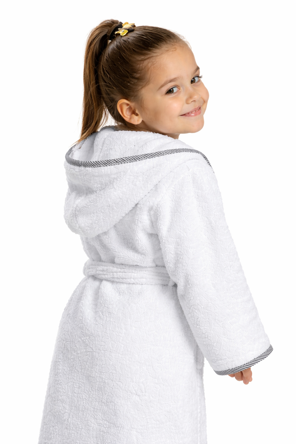 Organik Pamuk Çocuk Bornozu