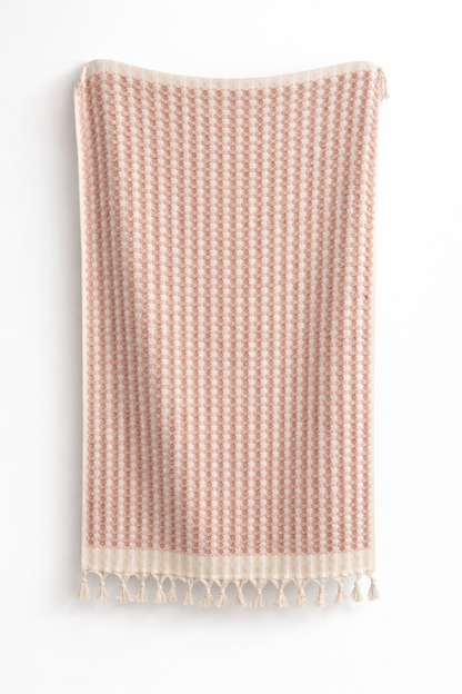 Kara Tezgâh El Dokuma Bubble Banyo Havlusu