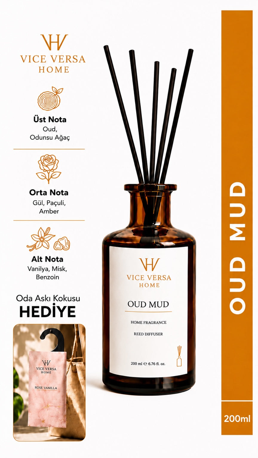 Çubuklu Oda Kokusu - OUD MUD  (200 ml)
